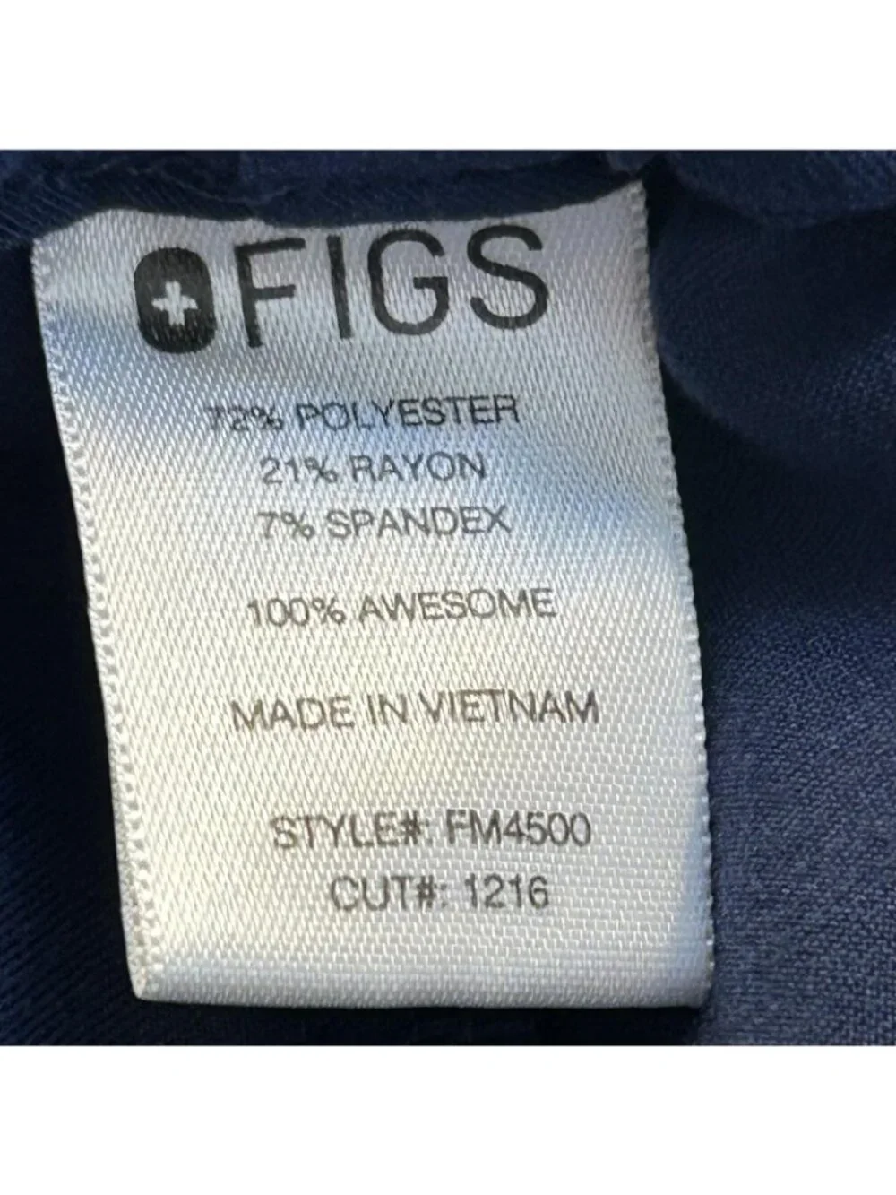FIGS Pants Mens L Navy Pisco Technical Collection Scrub Stretch Work Straight